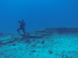 Ancient Anchor Brian posing on it! 